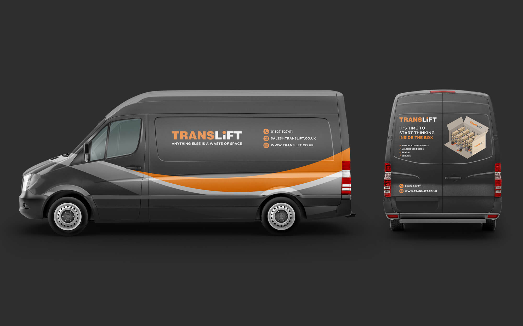 bespoke branded van livery