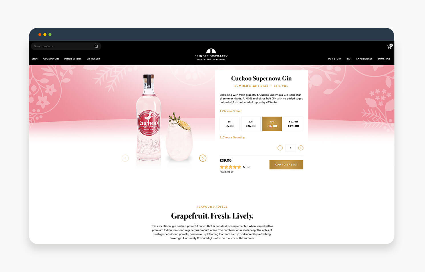 Cuckoo Product Page Supernova Gin Cuckoo Product Page Supernova Gin