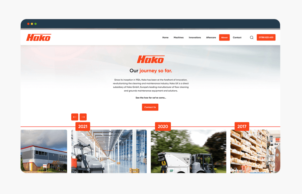 Hako Timeline
