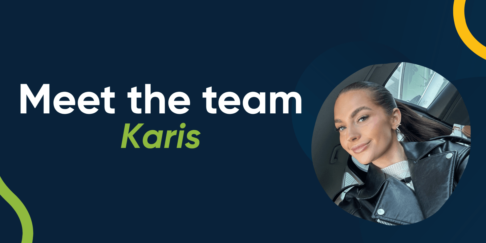 Meet the team Karis
